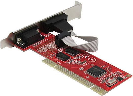 Unitek Κάρτα PCIe σε 2 θύρες RS232 DB9 Serial