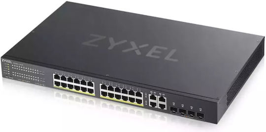 Zyxel GS192024HPV2 Managed L2 PoE Switch με 28 Θύρες Gigabit (1Gbps) Ethernet και 28 SFP Θύρες