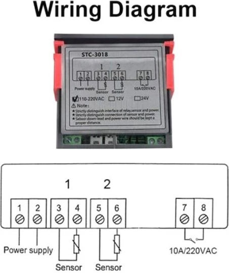Hadex Thermostat 230 V Ac Stc-3018