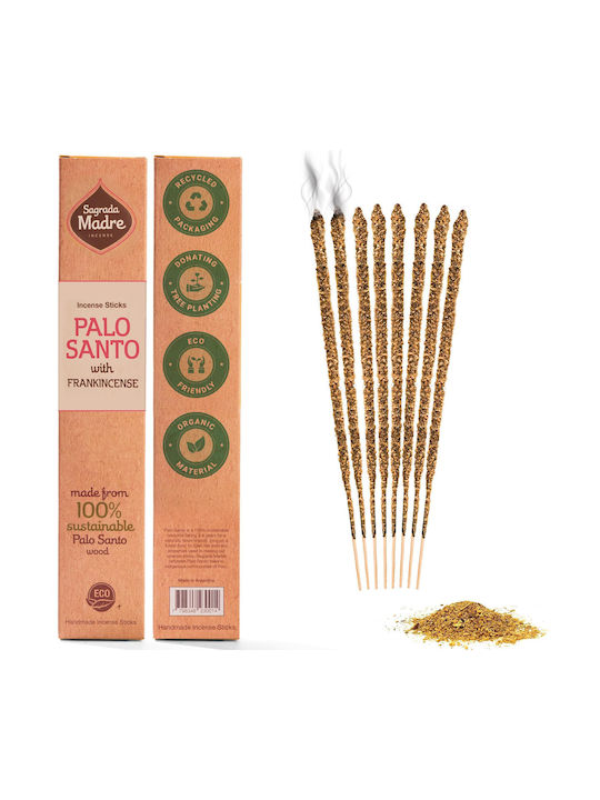 Palo Santo Räucherstäbchen Sagrada Madre Premium Räucherwerk 8 Stück
