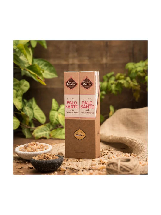 Palo Santo Räucherstäbchen Sagrada Madre Premium Räucherwerk 8 Stück