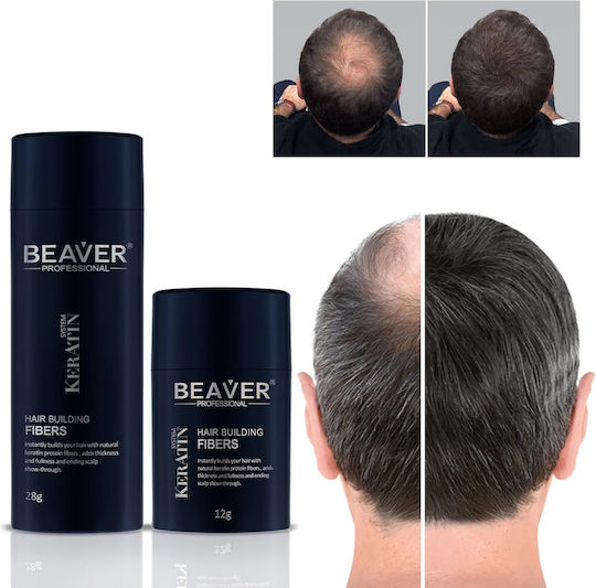 Beaver Fibre Acoperirea Subțierii Părului cu keratină Building 12gr