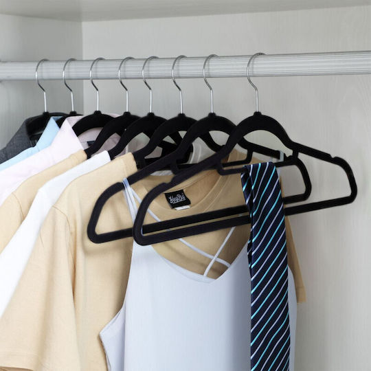 Songmics Clothes Hanger Black CRF50B 50pcs