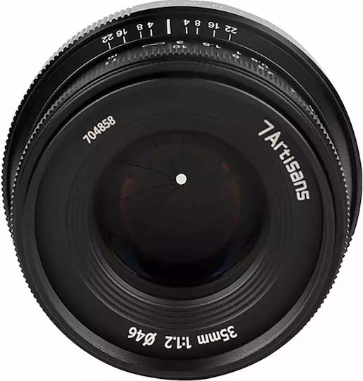 7artisans Crop Camera Lens Photoelectric 35mm MK II f/1.2 Fixed for Fujifilm X Mount Black