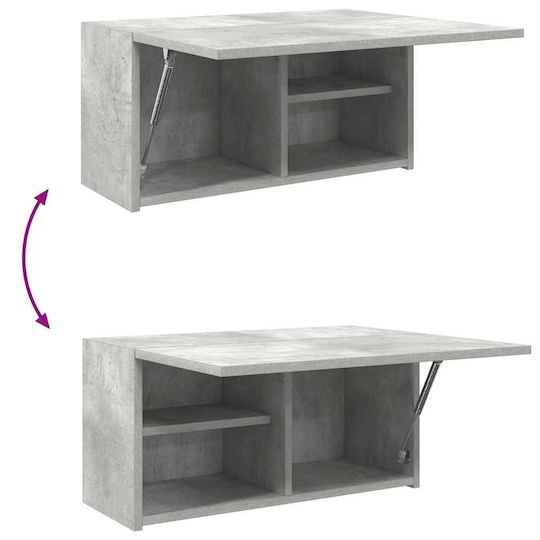 vidaXL Ντουλάπι Μπάνιου 60x25x30cm Γκρι