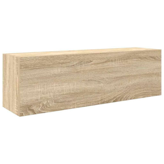 vidaXL Badezimmerschrank B100xT25xH30cm Sonoma