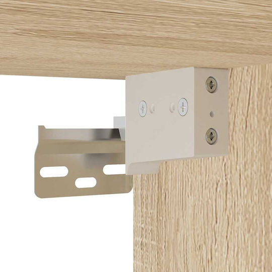 vidaXL Badezimmerschrank B100xT25xH30cm Sonoma