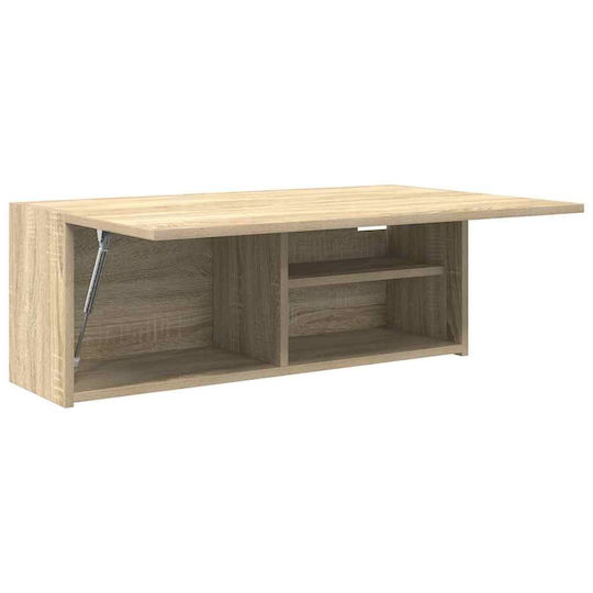 vidaXL Badezimmerschrank B80xT25xH30cm Sonoma