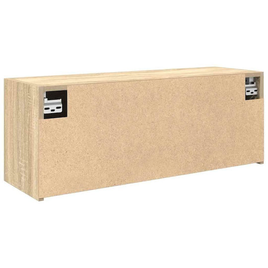 vidaXL Badezimmerschrank B80xT25xH30cm Sonoma
