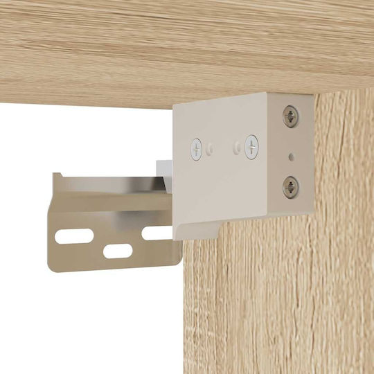 vidaXL Badezimmerschrank B80xT25xH30cm Sonoma