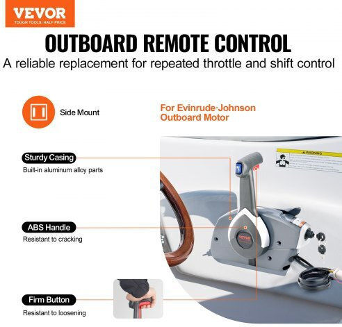 Vevor Outboard Control Evinrude Johnson