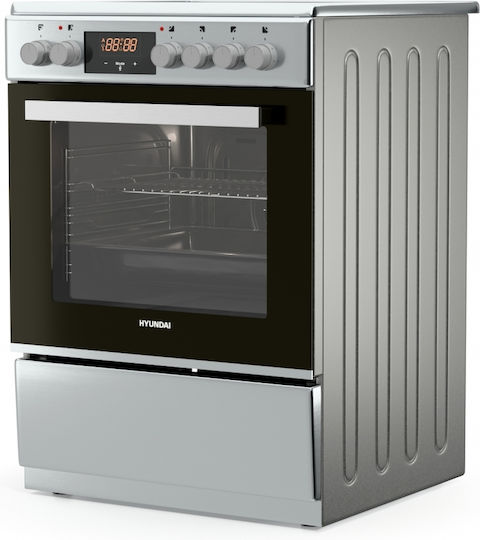 Hyundai Herd 69Es mit Keramikkochfeldern B60cm. Inox