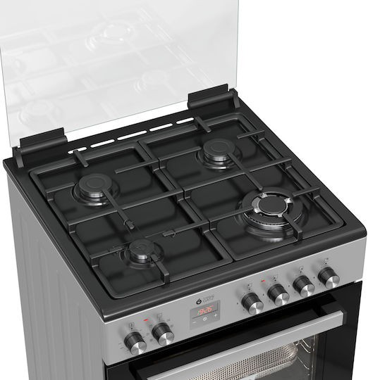 Thermogatz TGS 3980 IX Готварска печка 80лт с котлони на природен газ Ш60см. Inox