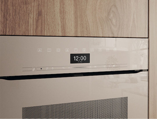 Miele Φούρνος άνω Πάγκου 76lt Π59.6εκ. Μπεζ Περλέ