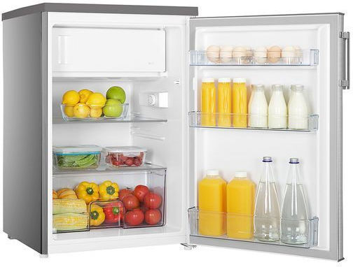 De'Longhi Еднокрилен Хладилник 120лт В84.5xШ56xД62.3см. Inox DUR55X23G