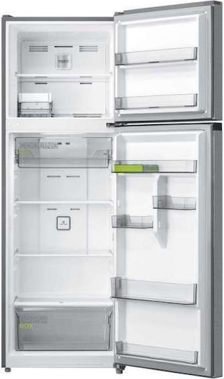 Midea Ψυγείο Δίπορτο 338lt NoFrost Υ172.4xΠ59.5xΒ69.5εκ. Inox MDRT489MTE02E