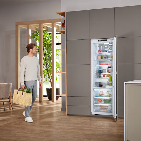 Miele Eingebauter Kühlschrank für Lagerung 296Es H177.7xB56xT57cm. Weiß K 7797 C R