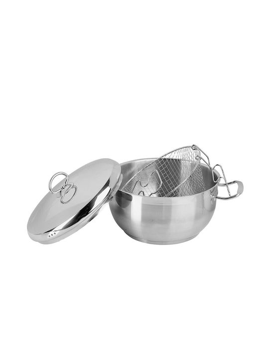 Venus Stainless Steel Fryer Pot 3.4lt / 22cm