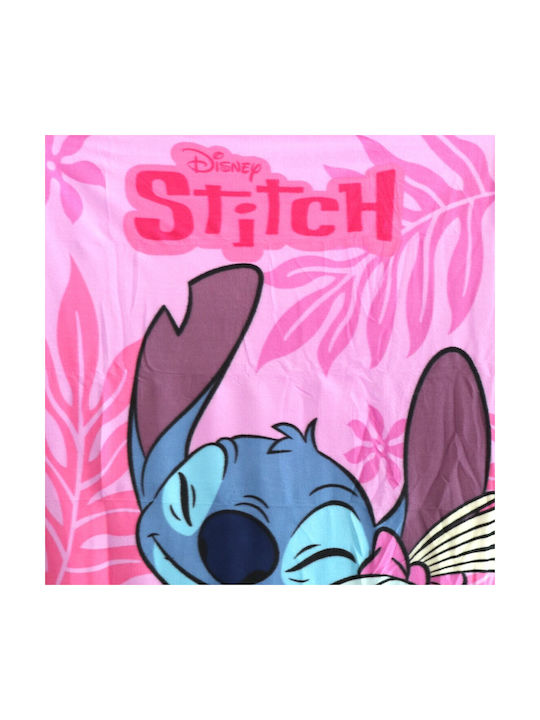 Disney Κουβέρτα Stitch Ροζ 100x140εκ.
