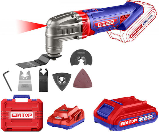 Emtop Oscilant Multifuncțional electric 20V cu control de viteză