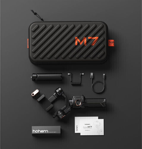 Hohem iSteady M7 Phone Gimbal with 3 Axis Stabilization and 12 Operating Hours Black