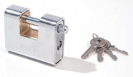 Master Lock 690EURD Steel Padlock Monoblock with Key 90mm 1pcs