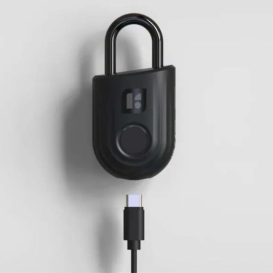 Igloohome Lăcăt Potcoavă Cu amprentă digitală Black 1buc
