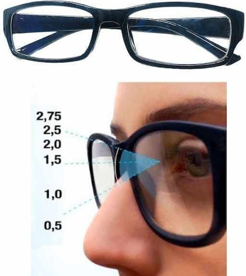 Ochelari de citit +2.75 de buzunar. în culoarea Roșu