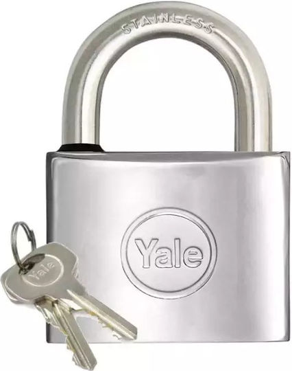 Yale Steel Padlock Brass with Key 40mm 1pcs