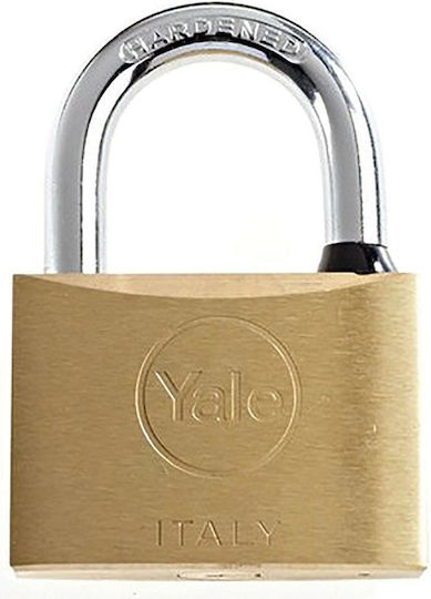 Yale Bronze Padlock Brass with Key 50mm 1pcs