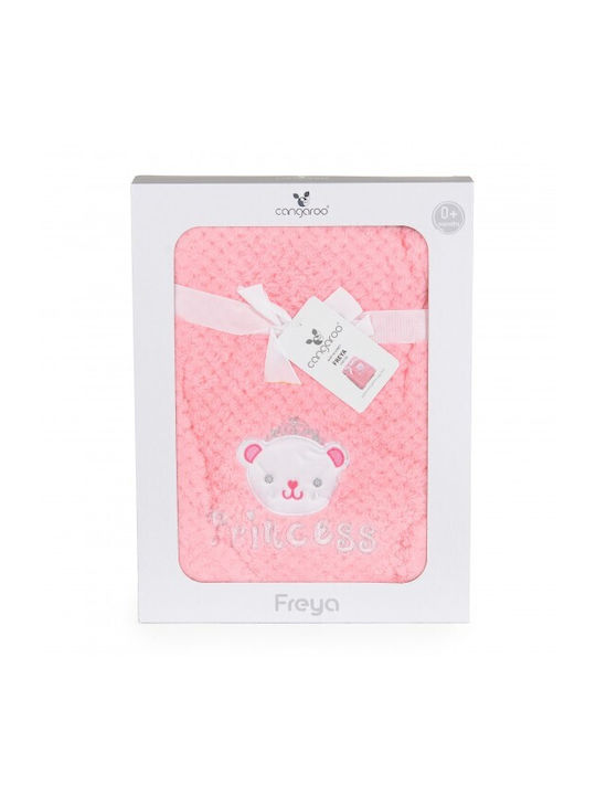Cangaroo Blanket Nursery Swaddling Blankets Freya Fleece Pink 80x110cm