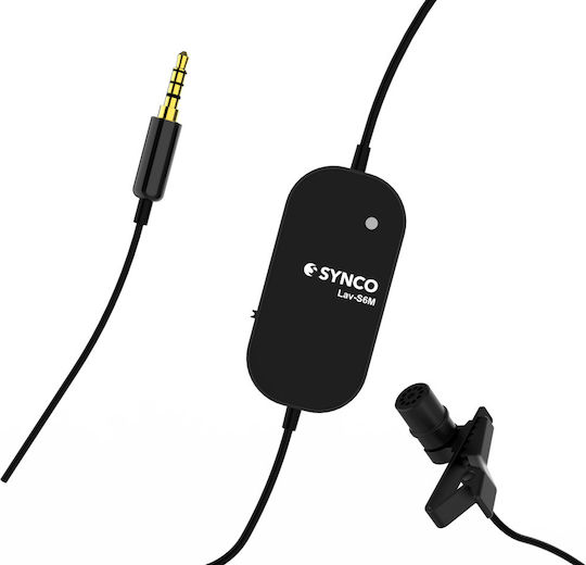 Synco LAV-S6M Комплект Кондензатор (Малка диафрагма) Микрофон Изскачащо меню Журналистически в Черен Цвят