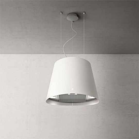 Elica Juno WH/F 51 Απορροφητήρας Νησίδα Ανακύκλωσης 50cm Λευκός