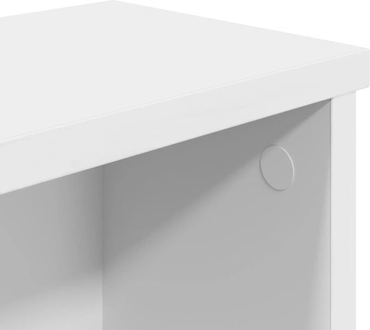 Vidaxl Ράφι Κουζίνας Στοιβαζόμενο Λευκό 60x15x16 Εκ Λευκό