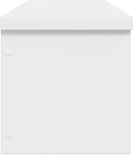 Vidaxl Кухненски рафтове, подредяеми, 2 броя, бели, 50x15x16 см, бели
