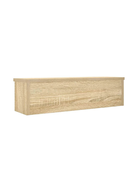 Vidaxl Stackable Kitchen Shelf Sonoma Oak 50x15x16 cm Brown