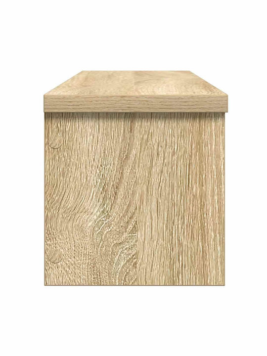 Vidaxl Küchen Stapelregale 2 Stück Sonoma Eiche 60x15x16 cm Braun