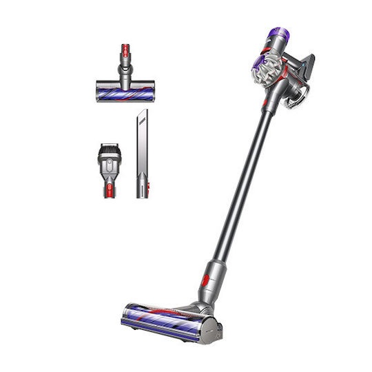 Dyson V8 Advanced Επαναφορτιζόμενη Σκούπα 2 σε 1 Stick & Χειρός 21.6V Ασημί