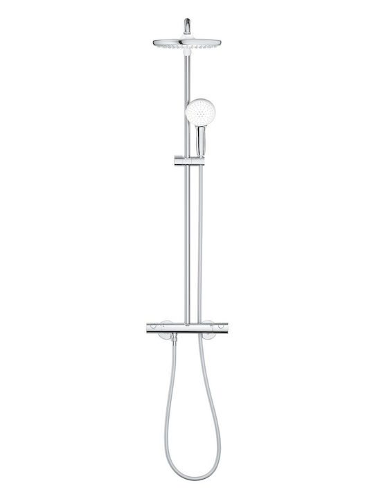 Grohe Tempesta 250 Coloană de duș fără Baterie Argintiu Grohe Tempesta 250 Coloană de duș fără Baterie Argintiu