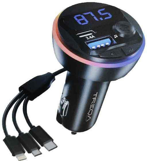 Treqa FM Transmitter Autovehicul cu USB