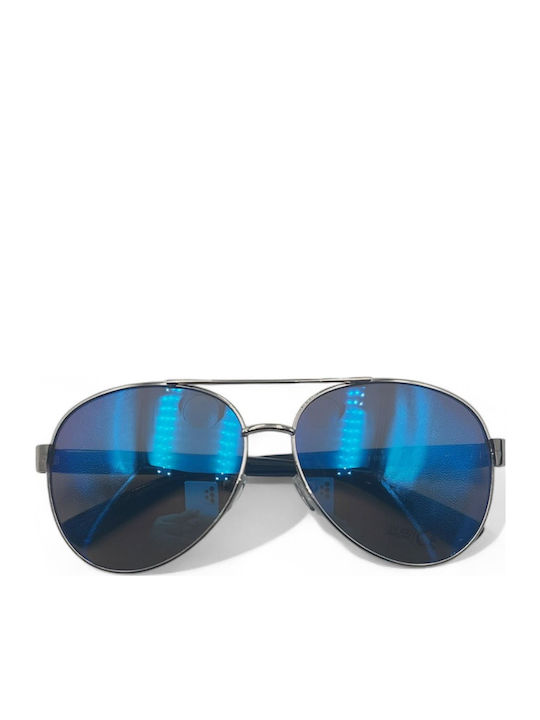 Dasoon Vision Unisex Γυαλιά Ηλίου με Ασημί Μεταλλικό Σκελετό και Ασημί Καθρέφτη Φακό 2478037
