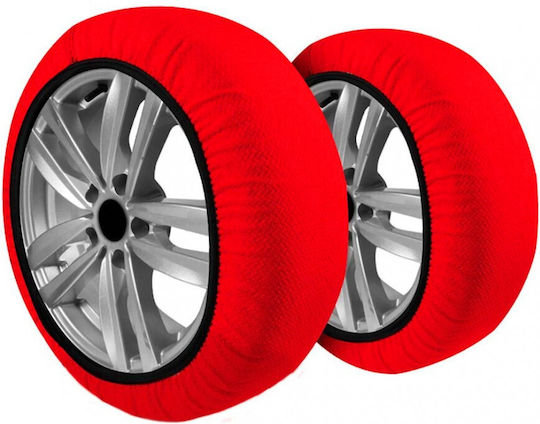 TuningCar Αντιολισθητικές Χιονοκουβέρτες Medium Επιβατικού Αυτοκινήτου 2τμχ