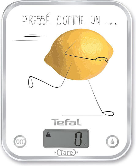 Tefal Optiss Digital Kitchen Scale 1gr/5kg Lemon BC5135V0