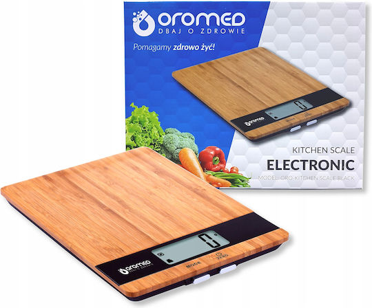 Oromed Digital Kitchen Scale Up to 5kg Brown