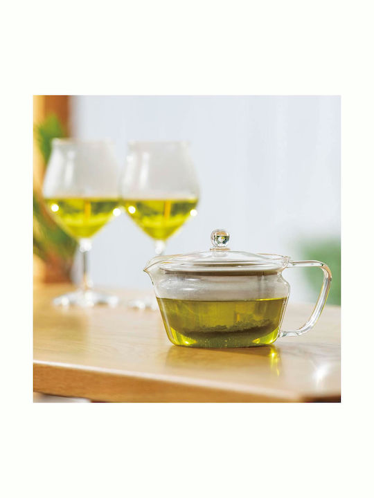 Hario Zen Τσαγιέρα με Φίλτρο Γυάλινη Διάφανη 450ml