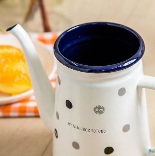 Studio Ghibli Teapot Enamel White 1100ml
