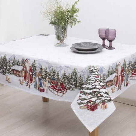 Dimeco Christmas Tablecloth Fabric L220xW140cm.