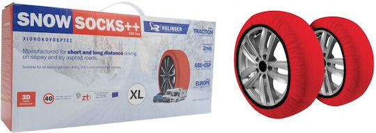 Anti-slip Snow Socks XL Passenger Car 2pcs