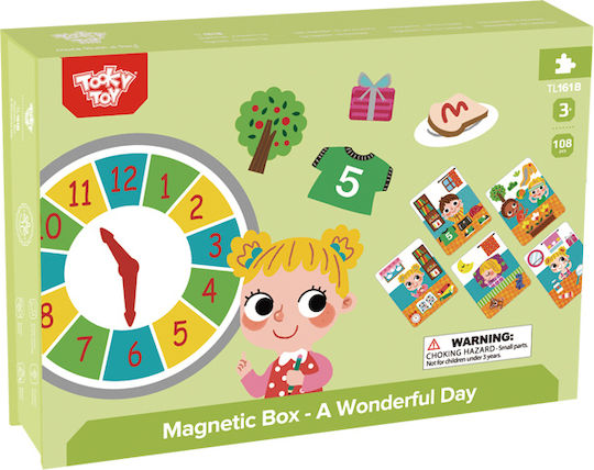 Tooky Toys Magnetic Construction Toy Magnetic Box A Wonderful Day For Children 3+ Years