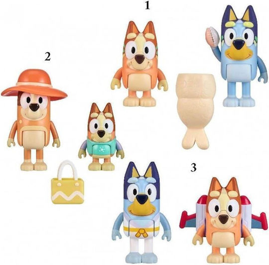 Giochi Preziosi Miniature Toy Bluey for 3+ Years Old (Various Designs/Assortments of Designs) 1pc